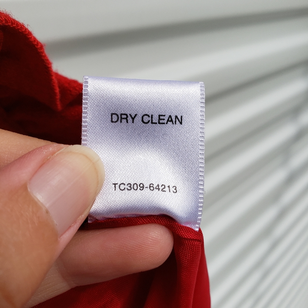 Pendleton Red 100% Wool Ruffle Collar Lined Blazer - image 7